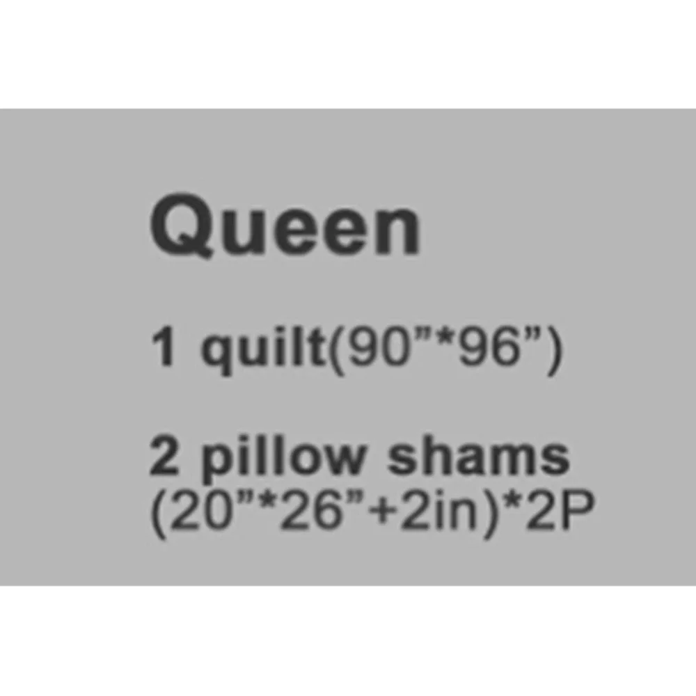 3‎ Piece Quilt Set, Coverlet Set, Pinsonic Quilted. Queen Size 90x96 inches Blue